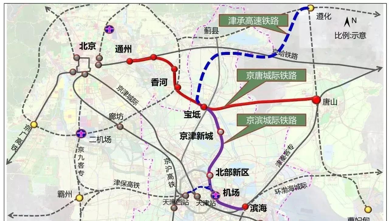 京唐高鐵最新線路圖概覽