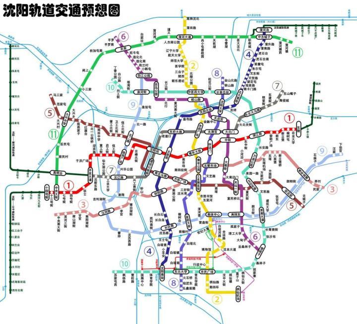 沈陽地鐵10號(hào)線最新線路圖，城市脈絡(luò)的新延伸